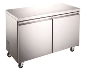 EUC-48R-HC Enhanced 48" Undercounter Refrigerator, 2 Solid Doors