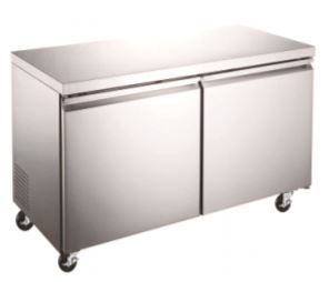 EUC-60R-HC Enhanced 60" Undercounter Refrigerator, 3 Solid Doors