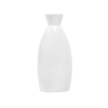 51400 Town Food Sake Bottle 4.5 oz White Ceramic - Each