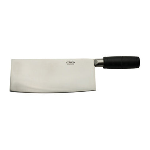 KC-601 Winco Chinese Cleaver, POM Hdl, 8&quot;W Blade