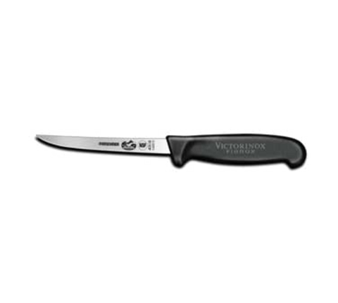 5.6203.12  Victorinox 5" Narrow Semi-Flexible Boning Knife w/ Black Fibrox Handle