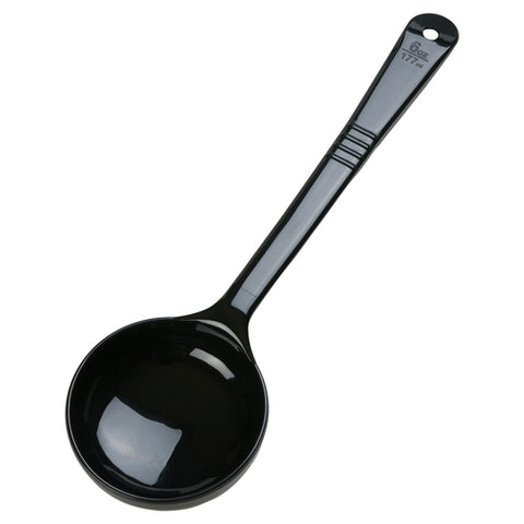 399003 Carlisle 6 Oz. Black Portion Spoon