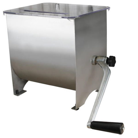 36-1901-W Weston Non-Commercial Stainless Steel Manual Meat Mixer - 20 Lb Capacity - Each