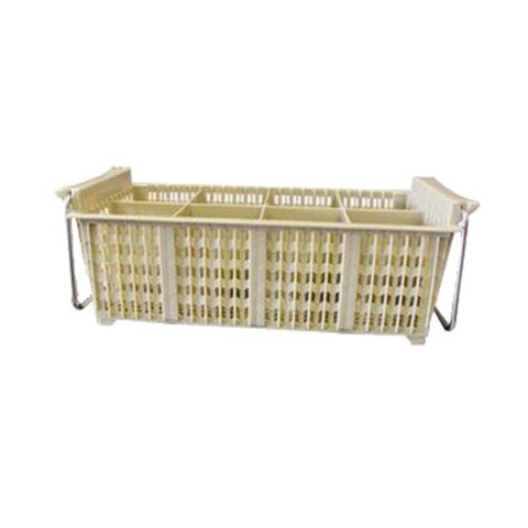PCB-8 Winco 8-Compartment Cutlery Dishwasher Basket w/ Handles