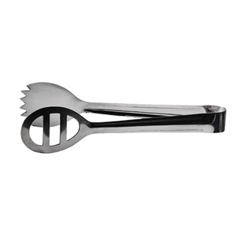 PTOS-8 Winco 7-3/4" Oval Stainless Steel Salad Tong