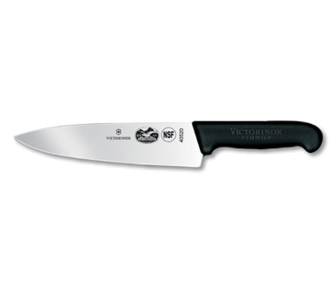 5.2063.20-X4  Victorinox 8" Chef Knife w/ Black Fibrox Handle