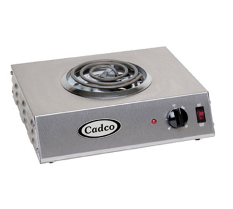 CSR-1T Cadco Countertop  (1) 6" Tubular Burner Portable Hot Plate