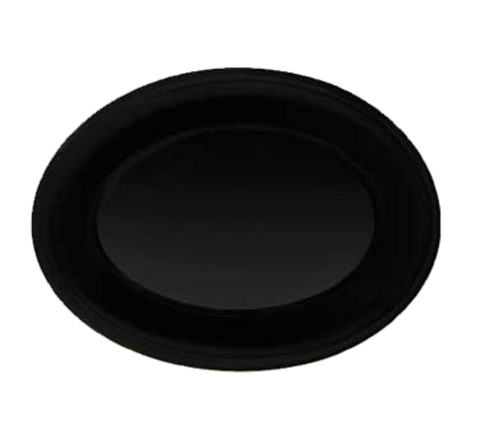 OP-120-BK GET 12"L x 9"W, Black Elegance Platter  -Each