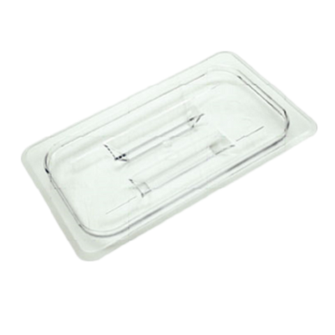PLPA7160C Thunder Group Polycarbonate 1/6 Size Solid Food Pan Cover