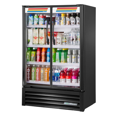 Tvm-36Sl-Hc-Vm01 True Slim Line Visual Refrigerated Merchandiser, Two-Section