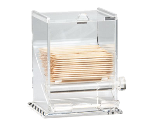 228 Tablecraft Clear Top-Loading Toothpick Dispenser