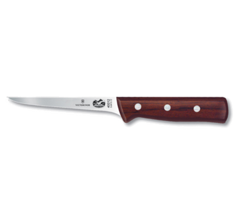 5.6406.12-X1  Victorinox 5" Narrow Stiff Straight Boning Knife w/ Rosewood Handle