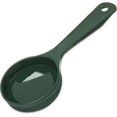 492808 Carlisle 4 Oz. Green Portion Spoon