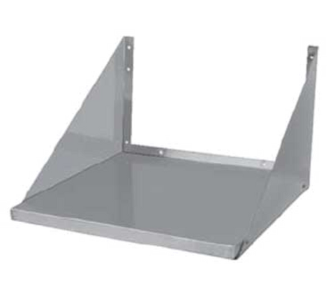 MS-1818 GSW 18" x 18" Wall Mount Microwave Oven Shelf - 100 LB. Capacity