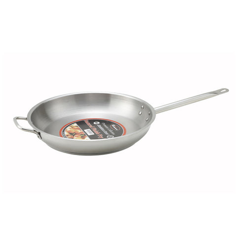 SSFP-14 Winco 14" Stainless Steel Fry Pan