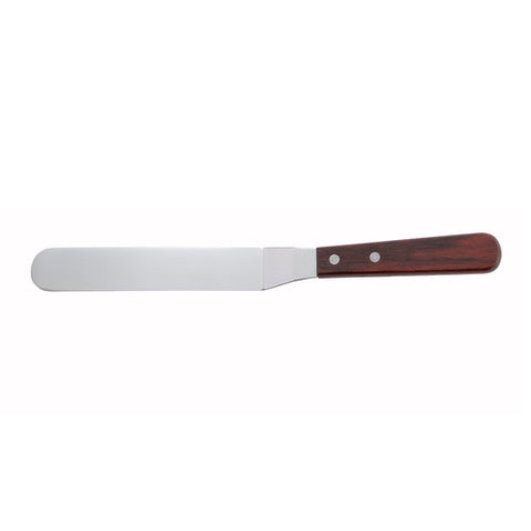 TOS-7 Winco 7-3/4" Offset Spatula w/ Wood Handle