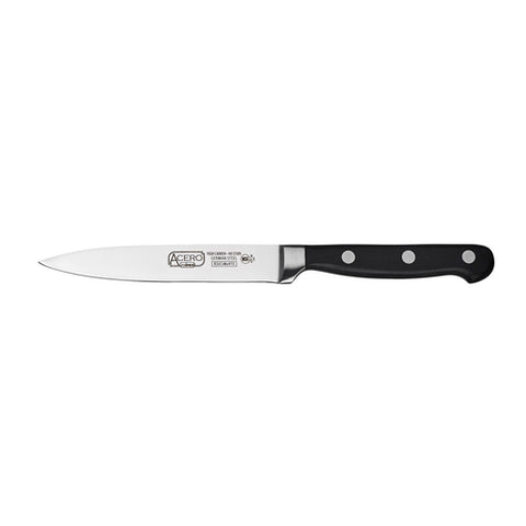 Kfp-50 Winco Utility Knife 5" Blade, Full Tang, Forged Pom Handle Acero