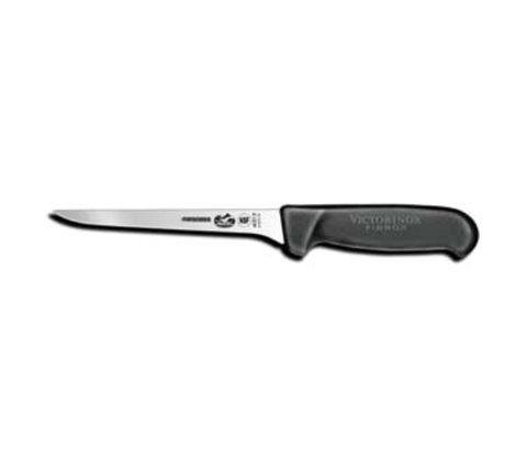 5.6413.15-X6  Victorinox 6" Flexible Narrow Boning Knife w/ Black Fibrox Handle