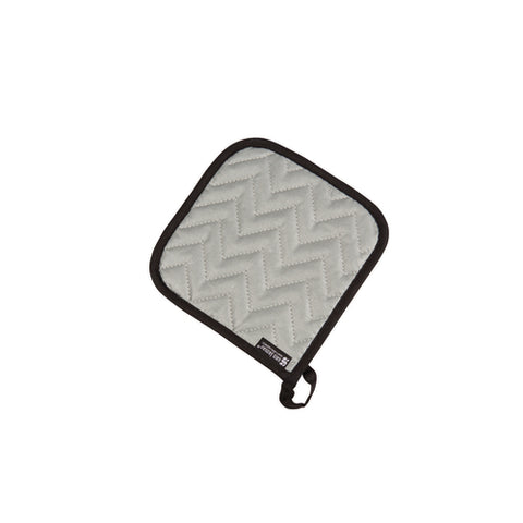 802SPH San Jamar 7" x 7" Silver Silicone Coated Pot Holder