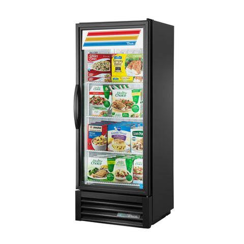 GDM-12F-HC-TSL01 True 25" White 1-Section Display Freezer Merchandiser w/ Swing Door