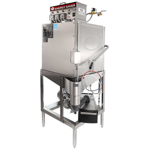 E-AH-EXT CMA Extended-Door Single Rack Low Temperature, Chemical Sanitizing Straight Dishwasher