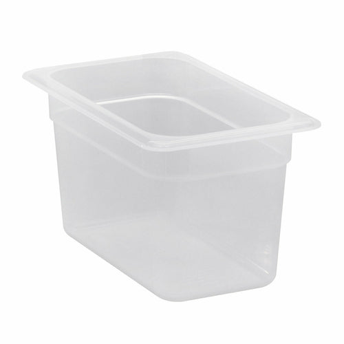 Cambro 46PP190 1/4 Size Translucent Food Storage Pan - 6 Deep