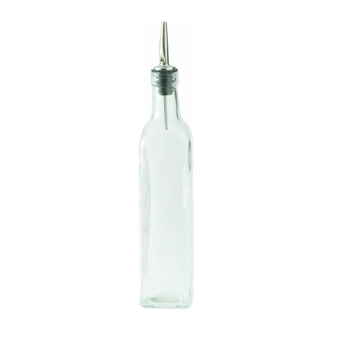 GOB-16 Winco 16 Oz. Oil/Vinegar Bottle w/ Top