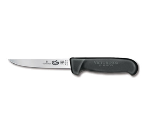 5.6103.12  Victorinox 5" Wide Stiff Boning Knife w/ Black Fibrox Handle