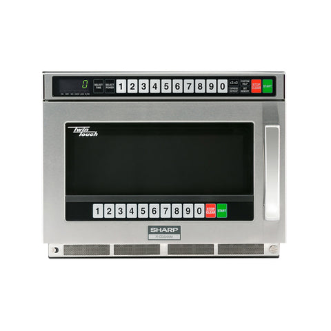 R-CD2200M Sharp 2200W Heavy-Duty  Commercial Microwave w/ Touch Key