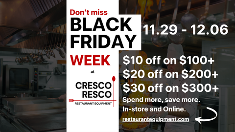 black friday week at Cresco Resco