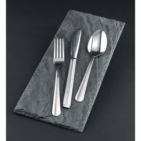 Winco 0001-05 Dominion Dinner Fork, 18/0 Stainless Steel, Medium Weight, 7-1/8"