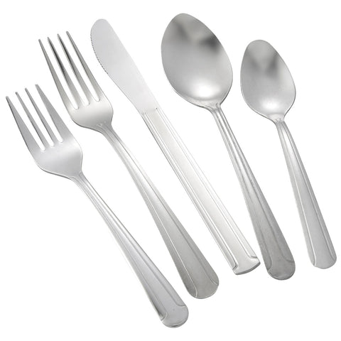 Winco 0001-05 Dominion Dinner Fork, 18/0 Stainless Steel, Medium Weight, 7-1/8"
