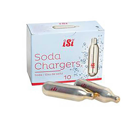iSi North America 0017 Carbon Dioxide Soda Chargers, Box of 10