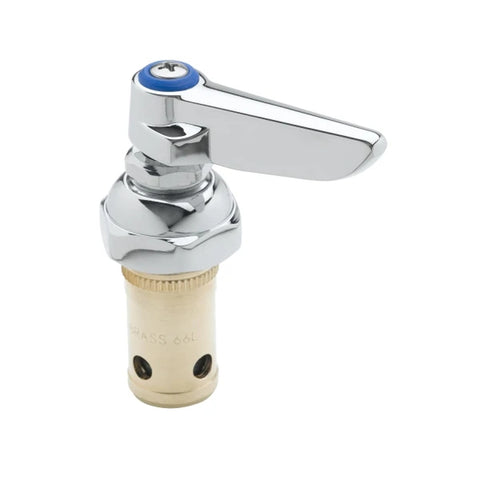 T&S Brass 002711-40 Eterna Spindle Assembly, Left-Hand Cold, Spring Check, Lever Handle