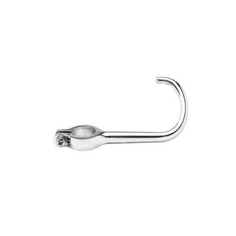 T&S Brass 004R Finger Hook Assembly with Screw, Chrome Plated