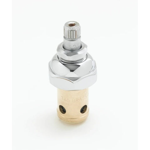 T&S Brass 012442-40 Spring Check Eterna Cartridge Without Handle, Left Hand Cold (LTC)