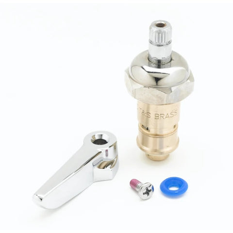 T&S Brass 012445-25 Cerama Ceramic Cartridge with Bonnet and Lever Handle (Cold, LTC)