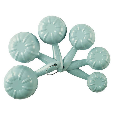 Nordic Ware 02134 Bundt Measuring Cups, Sea Glass - Set of 6