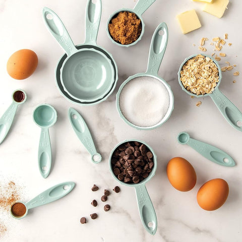 Nordic Ware 02136 Bundt Measuring Spoons, Set of 5 - Sea Glass