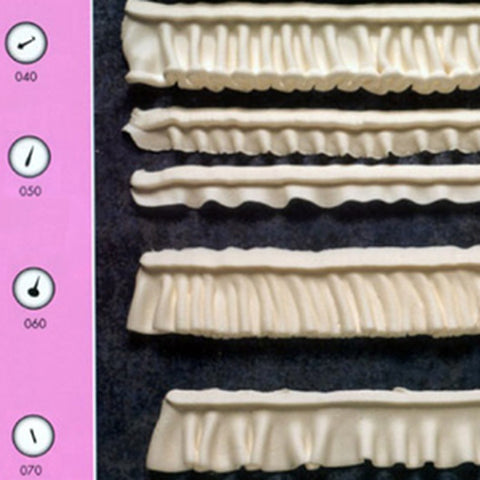Ateco 050 Ruffle Pastry Tube - Stainless Steel Piping Tip