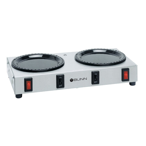Bunn WX2 06310.0004 Double Burner Side-by-Side Coffee Warmer, 120V