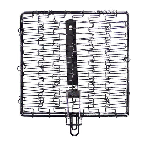 Chef Master 06620Y Mr. Bar-B-Q Flex/Expandable Non-Stick Grill Basket with Folding Handle
