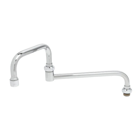 T&S Brass 067X Double-Joint Swing Nozzle, 15" Overall Length