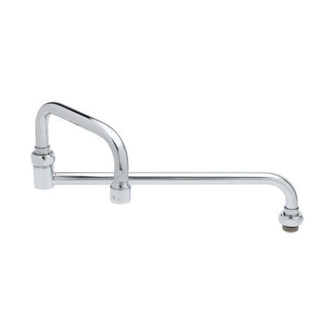 T&S Brass 068X Double Joint Swing Nozzle Spout, 18 in Overall (12 in Back, 6 in Front)