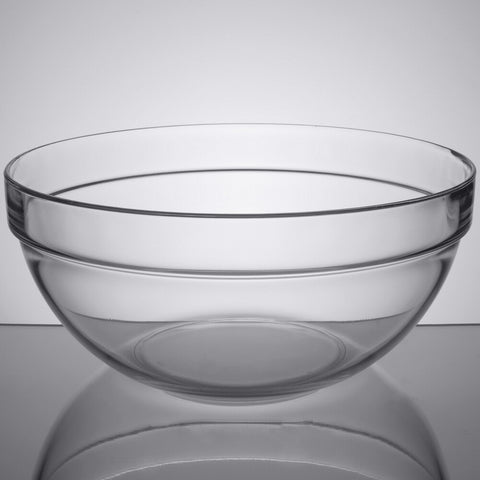 Cardinal 09994 Arcoroc 144 oz. Stackable Glass Ingredient Bowl