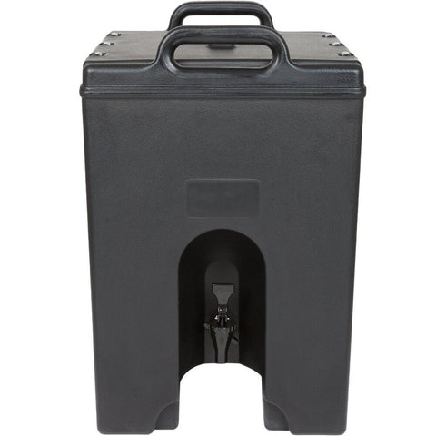 Cambro 1000LCD110 Camtainer 11.75 Gallon Black Insulated Beverage Dispenser