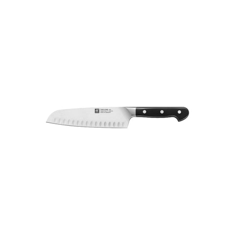 ZWILLING J.A. HENCKELS 1002817 Pro 7-Inch Hollow Edge Santoku Knife