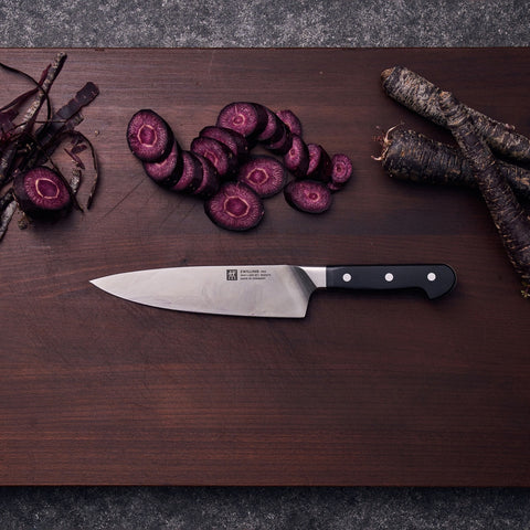 ZWILLING 1002829 Pro 8-Inch Traditional Chef's Knife with Black Polymer Handle