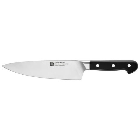 ZWILLING 1002829 Pro 8-Inch Traditional Chef's Knife with Black Polymer Handle