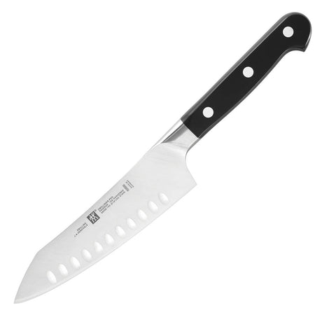 ZWILLING J.A. HENCKELS 1002845 Pro 7" Rocking Santoku Knife with Granton Edge